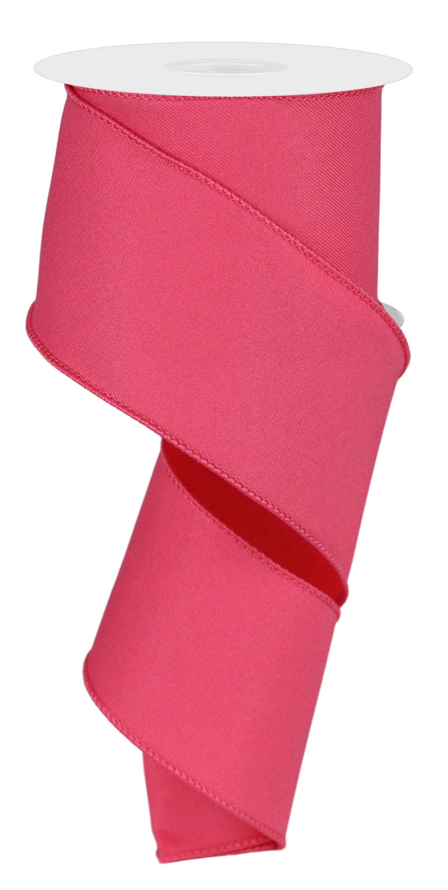 RGE120311 2.5" x 10yd Diagonal Weave Fabric Hot Pink