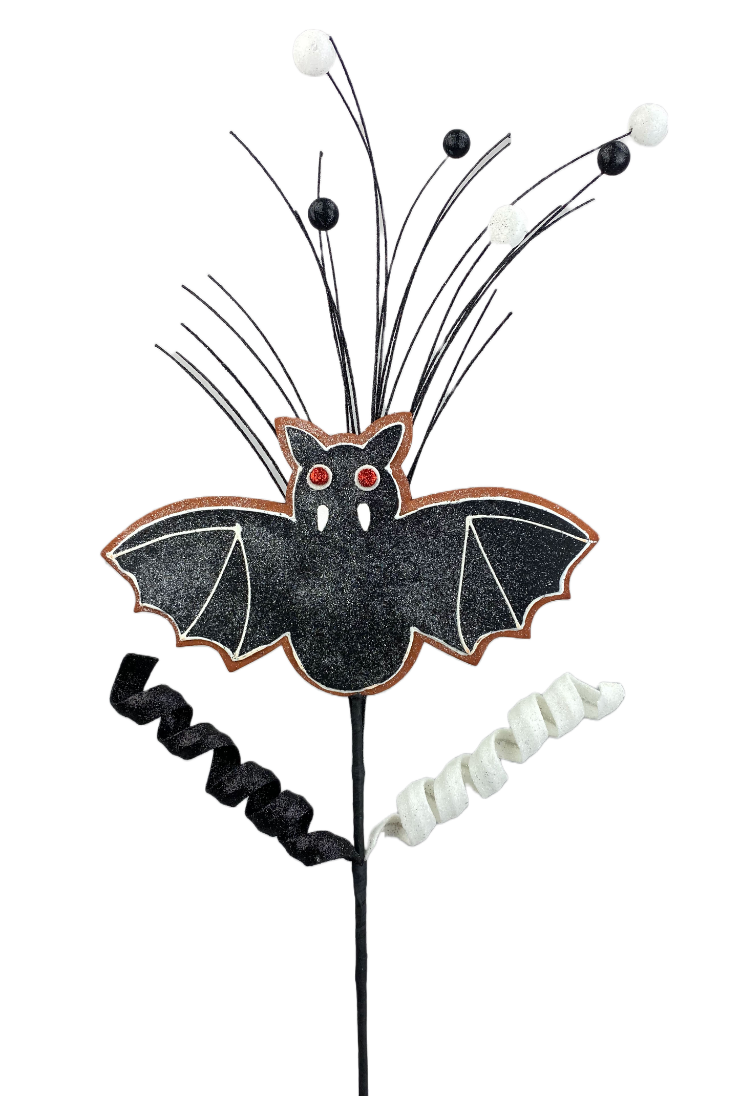 56965BK 26"H Bat Cookie Spray Black/White
