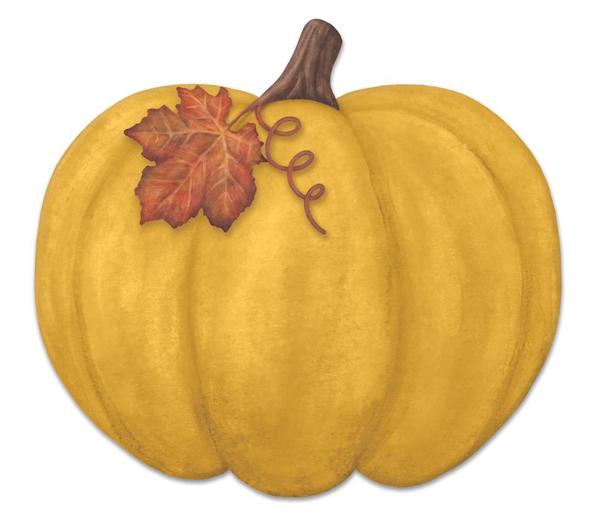 MD115168 12"L x 11"H Metal/Embossed Pumpkin Sign
