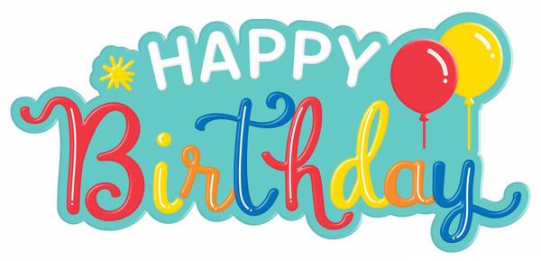 MD108762 12.5"Lx5.75"H Metal Happy Birthday Sign Blue
