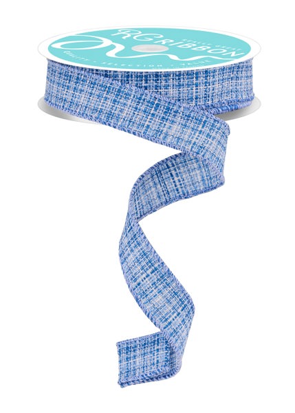 RGF740703 7/8" x 10yd Cross Check Blue