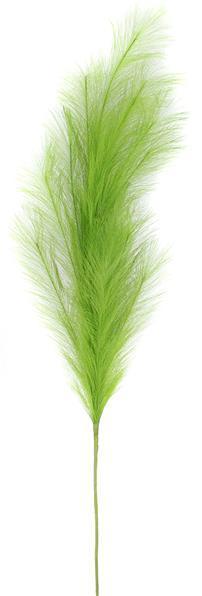 FG601556 43"L Fabric Grass Plume Spray Lime Green