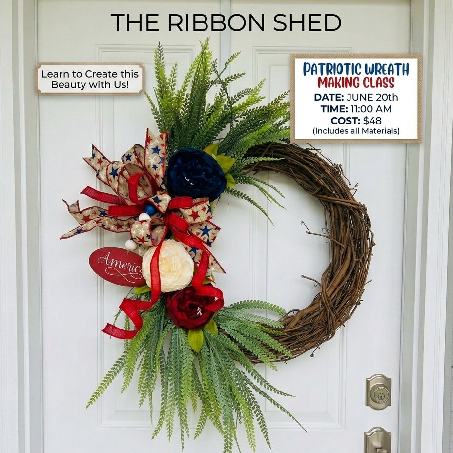 Patriotic Grapevine Wreath Class