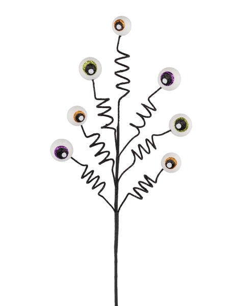 HH1334 20” Styro/Eyeball Spray Wht/Prpl/Orng/Lime Grn