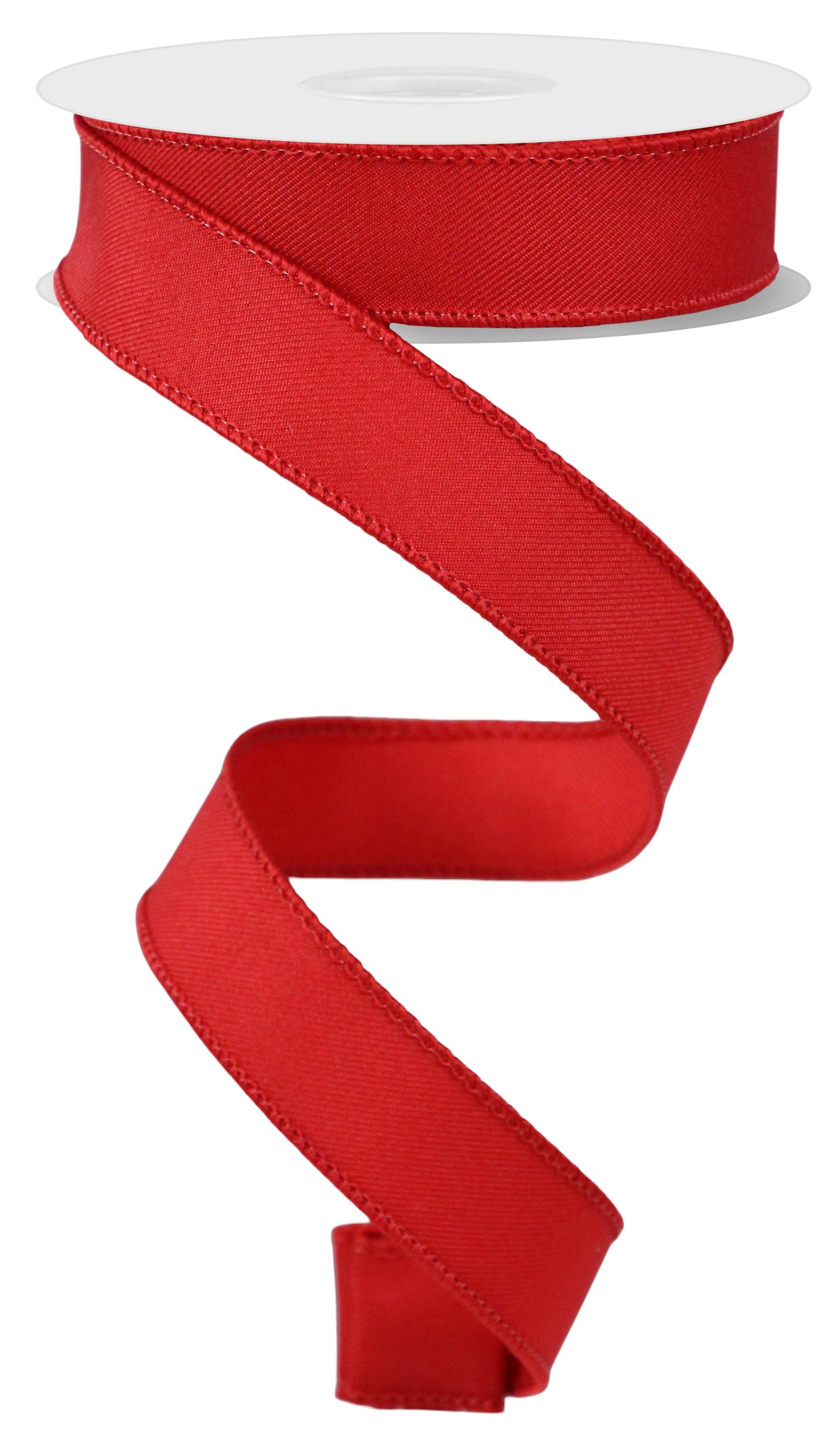 RGE720224 7/8" x 10yd Diagonal Weave Red