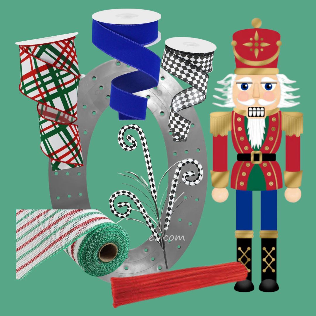 Nutcracker Wreath Kit