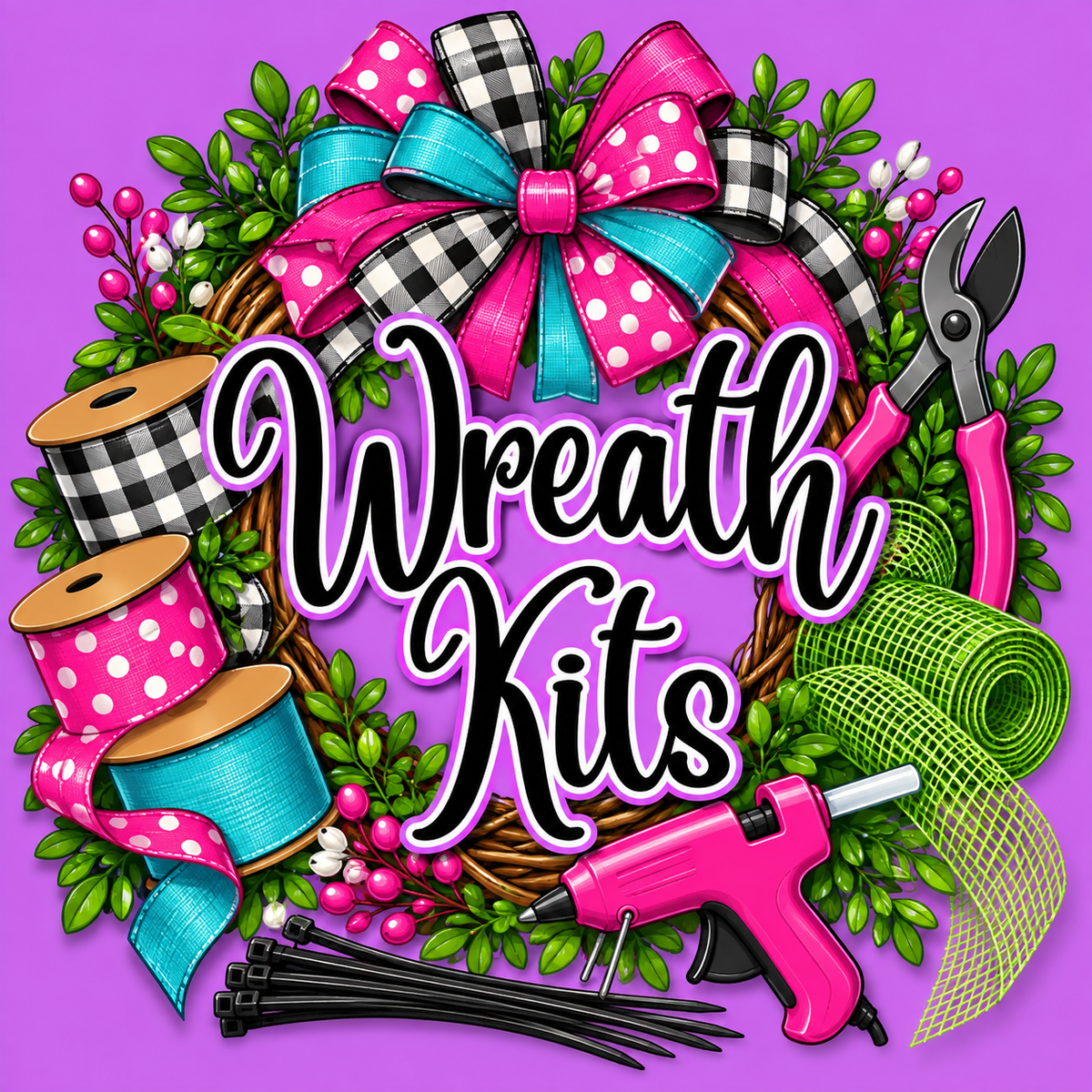 Wreath Kits - Wreath Kits Receive a Special Discount in Cart!