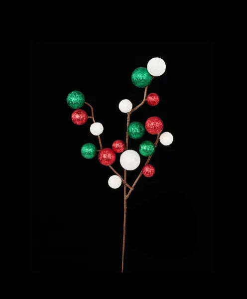 XP3854CA    12"L Multi Ball Pick, 6Pc     Red/White/Emerald Green