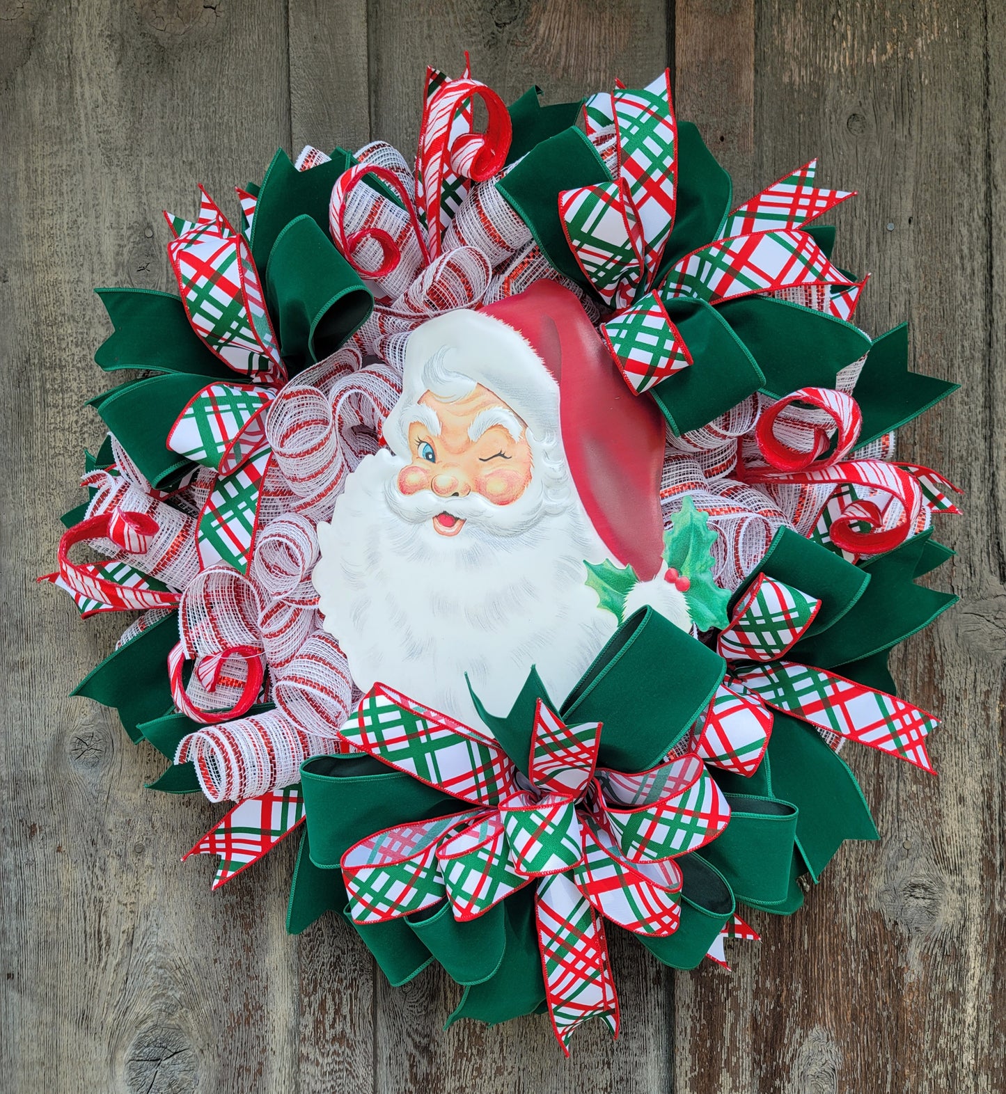 Santa Clause Wreath Kit