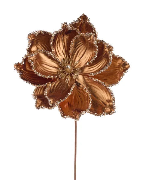 XS7644A9     9"Dia Metallic Magnolia Stem, 21"Oal   Copper