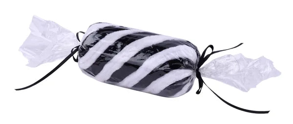 XC116980   11.375"L x 2.375"Dia Peppermint Stick   White/Black