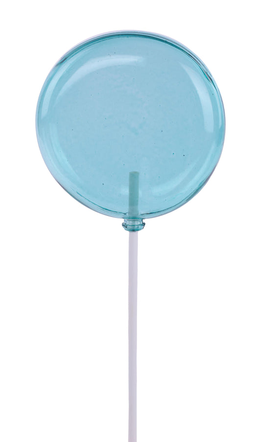 XC1162CE    100Mm Lollipop W/Stick, 9.75"Oal   Clear Ice Blue