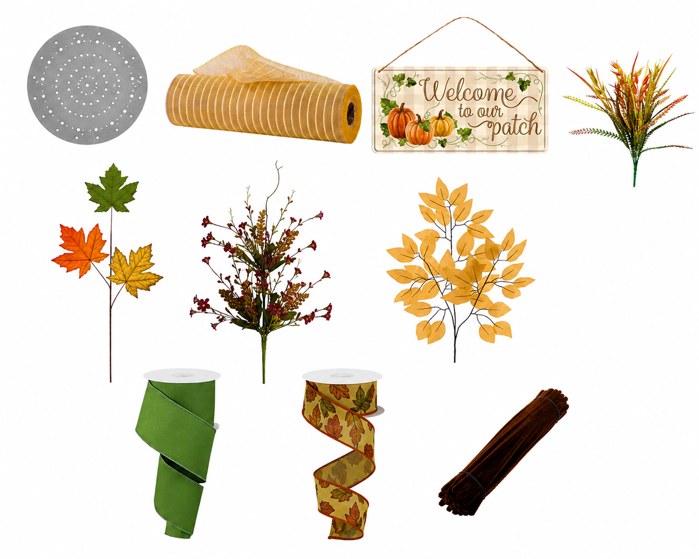Welcome to Our Patch Fall Wreath Kit