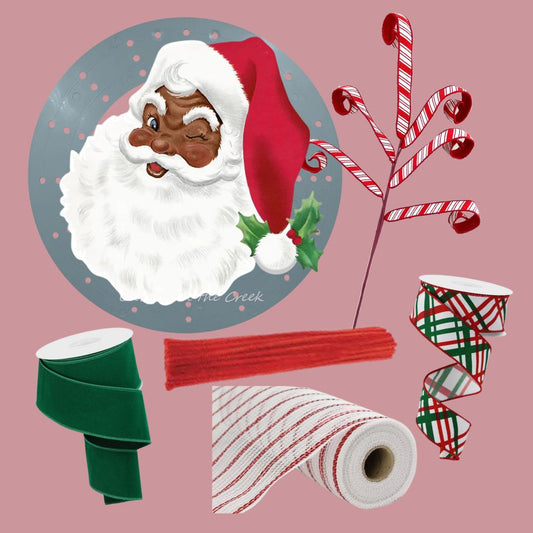 Santa Clause Wreath Kit