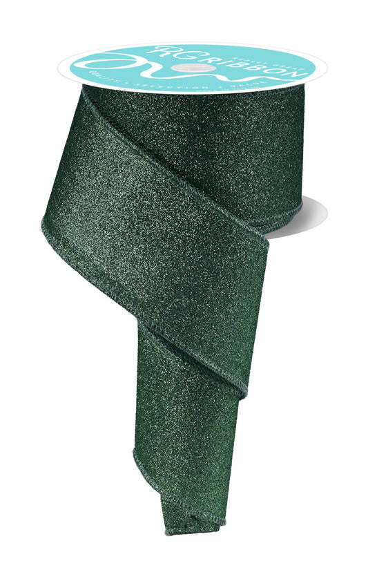 RGC1597H2     2.5" x 10yd Shimmer Glitter    Sage Green