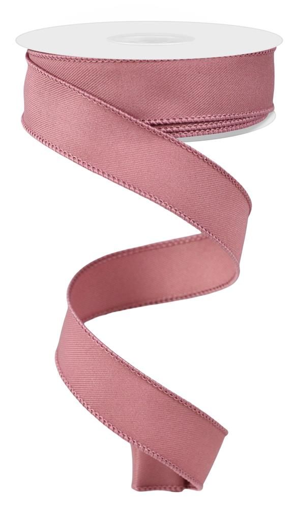 RGE7202EH    7/8" x 10yd Diagonal Weave    Dusty Rose
