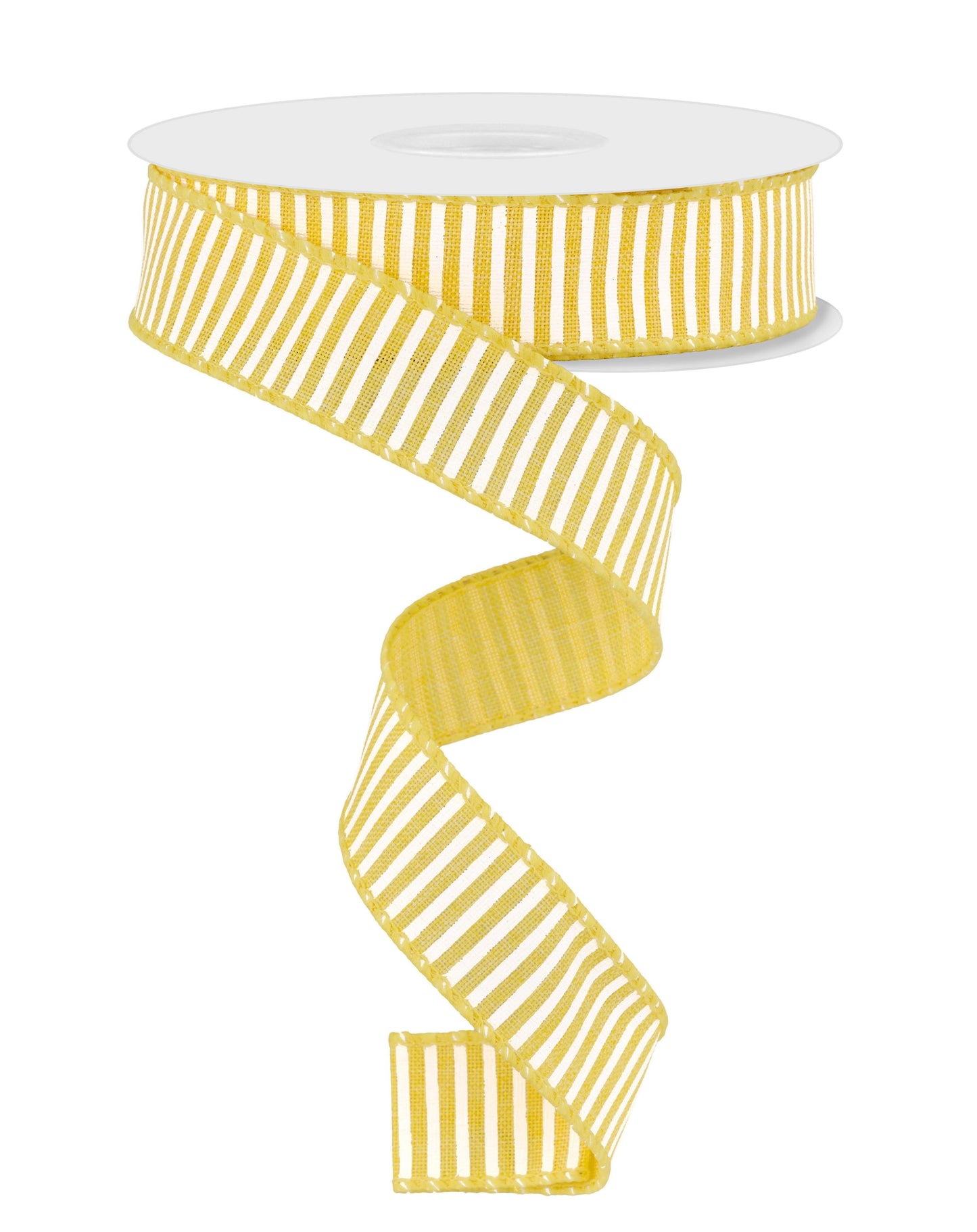 RG778029   7/8" x 10yd Horizontal Stripes/Royal   Yellow/White
