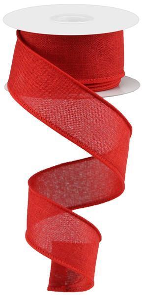 RG127824  1.5"X10YD  Royal Burlap   Red