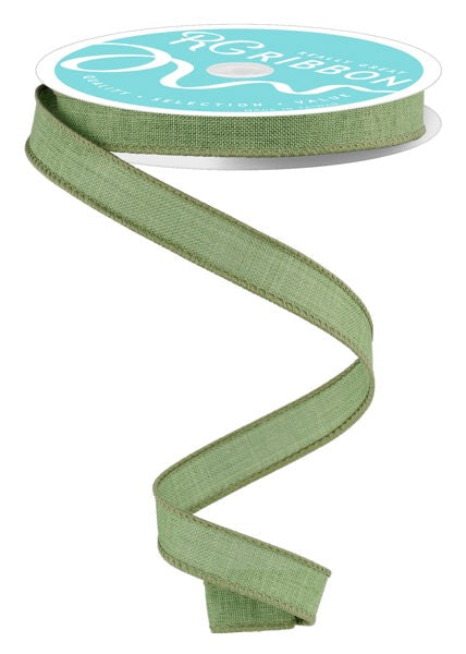 RGE1778AM  5/8" x 10yd Royal Burlap Clover Green