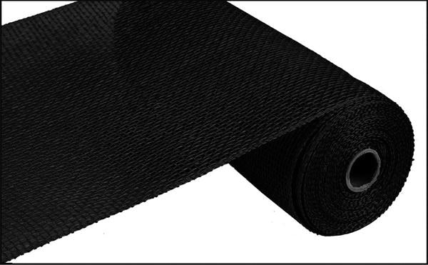 RP810002  10" x 10yd Poly Burlap Mesh Black