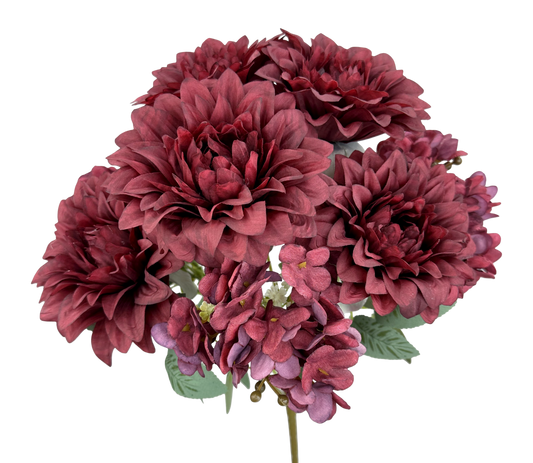 57329BG    H17"   Dahlia Hydr BushX9