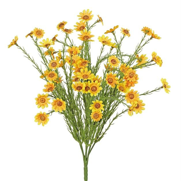 6212-OG     15" Daisy Bush   Ylw/Org