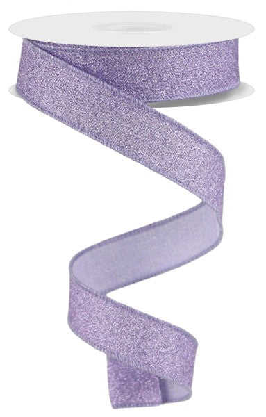 RGE738013  7/8" x 10yd Fine Glitter On Royal Lavender