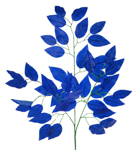 FG633719  23"L Ficus Spray   Navy Blue