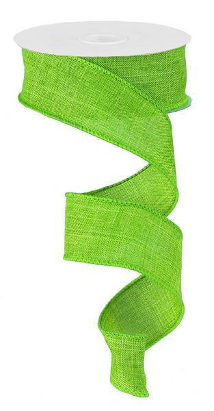 RG1278LT     1.5"X10YDS   Royal Burlap    Fresh Green