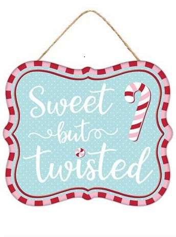 MD0985  7"L x 6"H Christmas Asst Embossed Sign