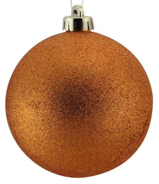 XY203548  150Mm Glittered Ball Copper