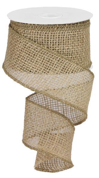 RA1368    2.5" x 10yd Loose Weave Burlap   Jute