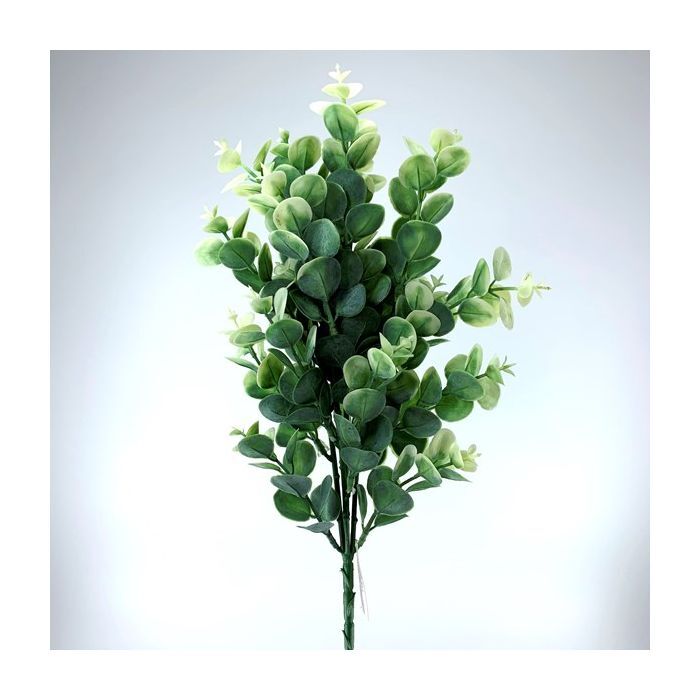 CS13108    Eucalyptus Spray 21" (Plastic) - TT Green/White