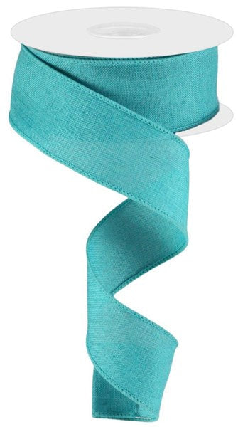 RG1278A6 1.5"X10yd Lite Teal Royal Burlap