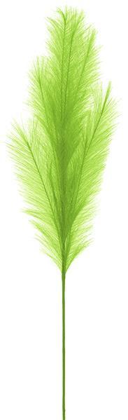 FG601456    38"L Fabric Grass Plume Spray     Lime Green
