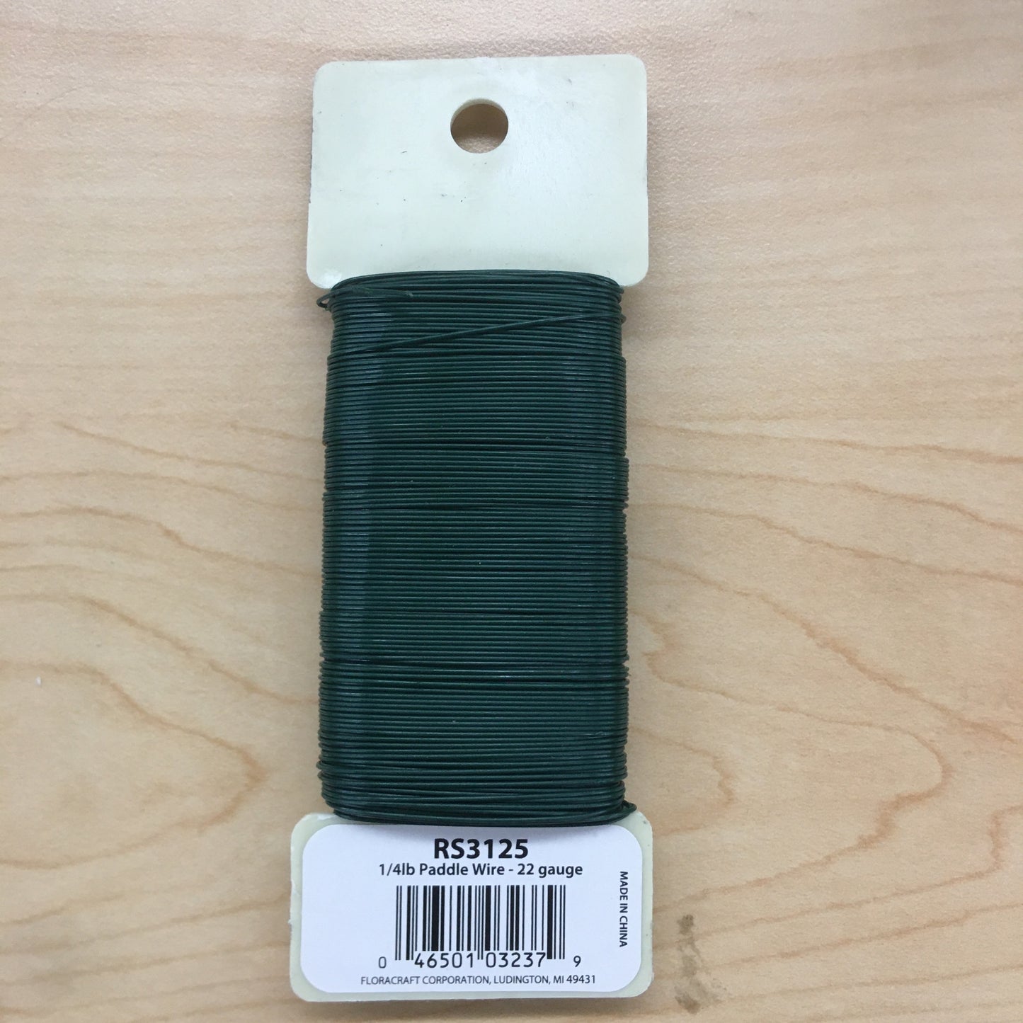RS3125 Floral Wire 22 Gauge .25lbs-Green