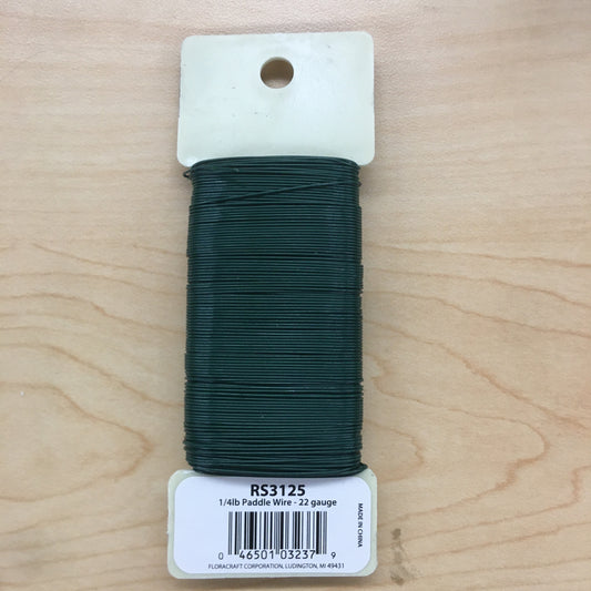 RS3125 Floral Wire 22 Gauge .25lbs-Green