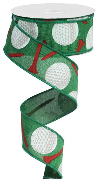 RG0155506  1.5" x 10yd Golf Balls/Royal Emerald/Multi