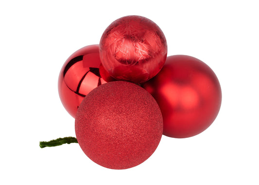 XP355624  100/80mm Ball Cluster x 4  Red