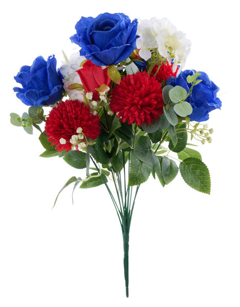 FB198683    20"L Rose/Mum/Hydrangea Bush x 16
