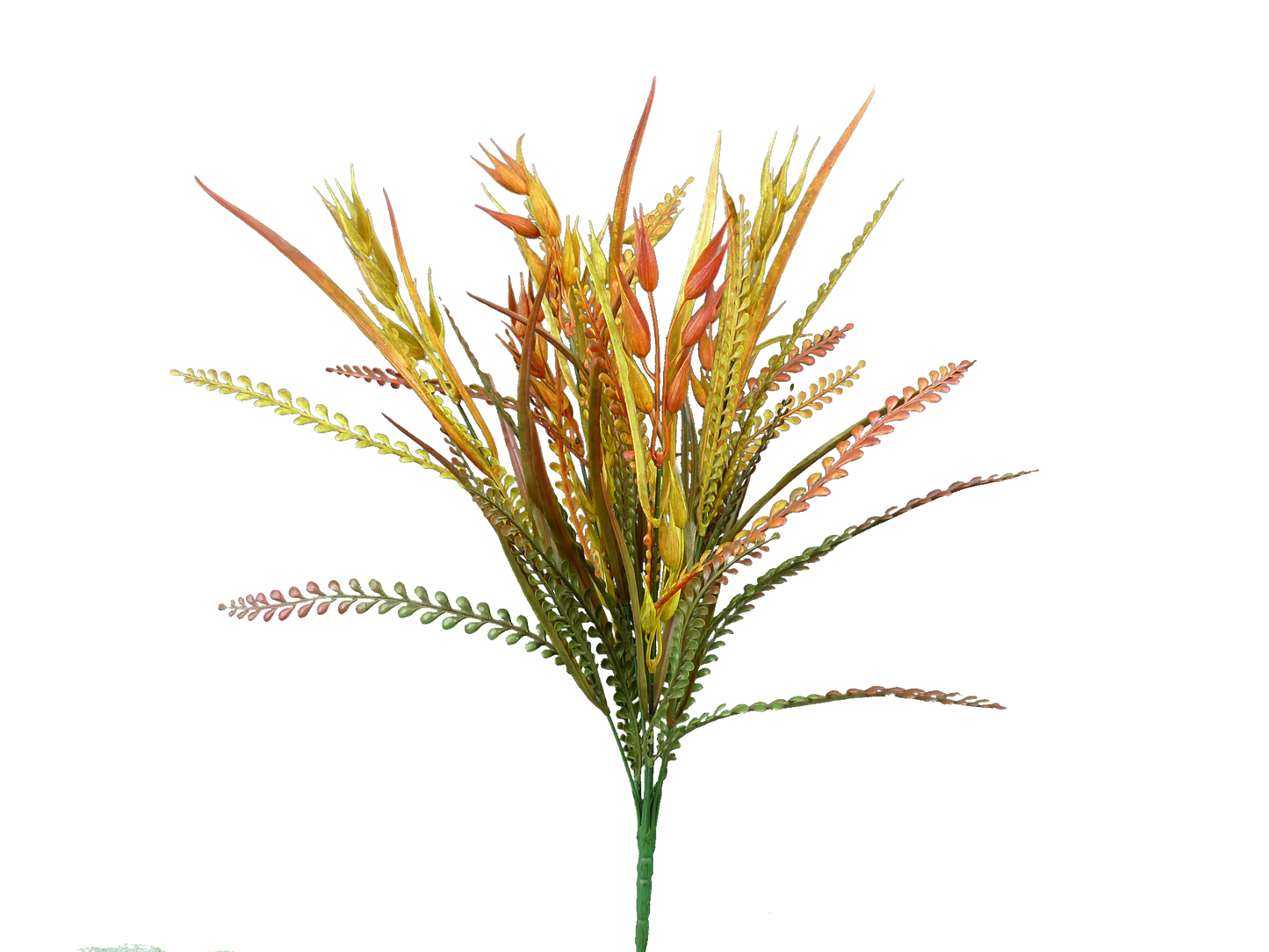 56413FA   20"H   Plastic Grass BushX5     Green