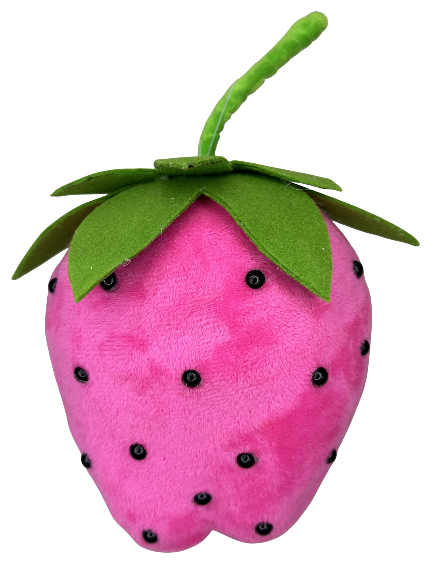 63912PK    H8"XW5"   Decor Strawberry   Pink/Green/Black