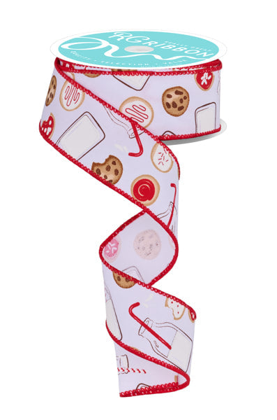 RGF130627  1.5" x 10yd Milk And Cookies White/Multi