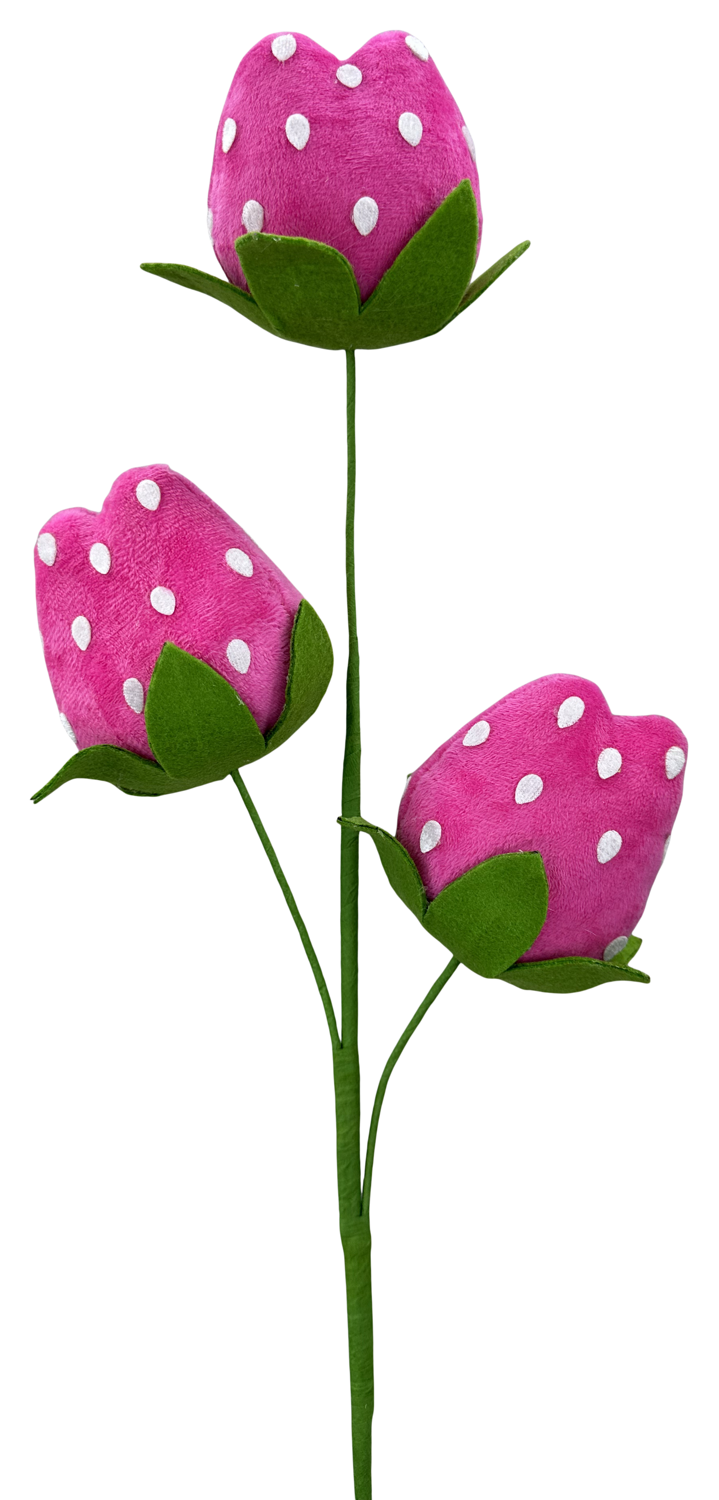 63909PK     28"H    Strawberry Spray    Pink/White