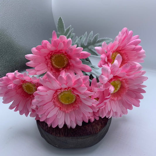 220129   18" Gerbera Bush    Pink