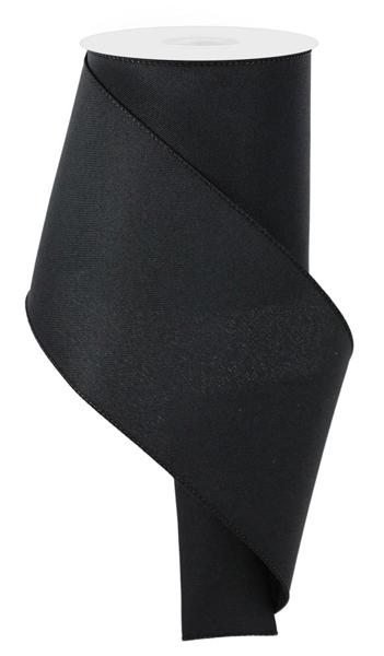 RGE120402  4" x 10yd Diagonal Weave Fabric Black