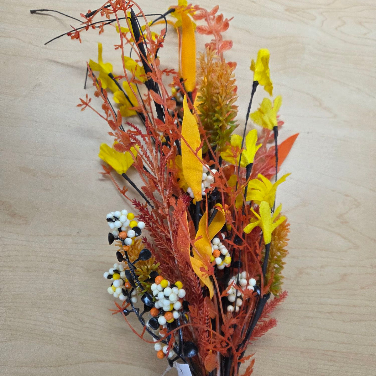 63526-CandyCorn  24" Mixed Halloween Spray