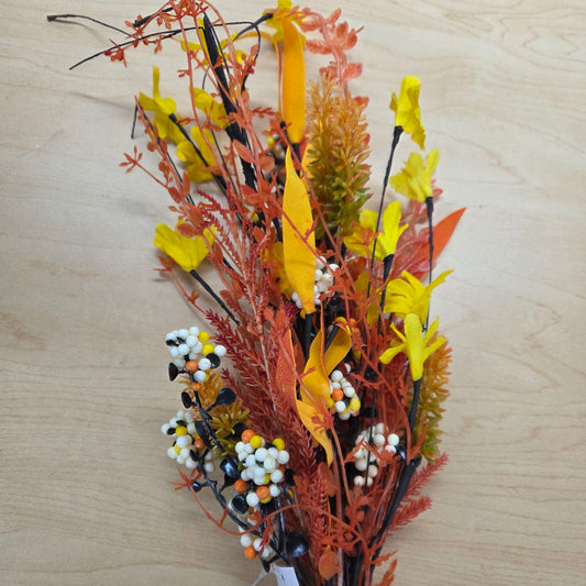 63526-CandyCorn  24" Mixed Halloween Spray