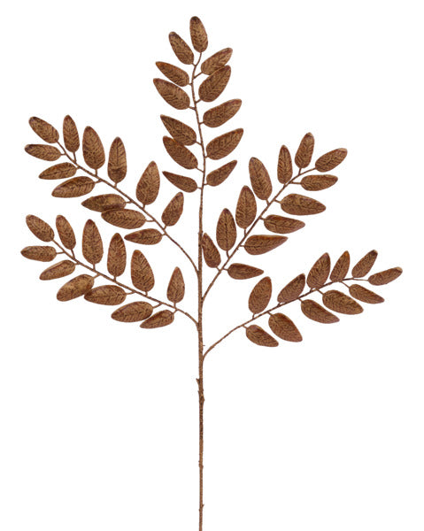 XS248350  21.5"L Washed Honey Locust Spray Brown/Gold