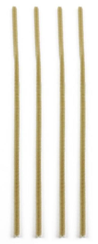 MA200431  12"L x 6mm Chenille Stems  25Ea/Bg, Burlap